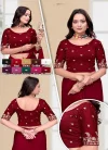 HC 3491 Crush Embroidery Work Blouse Wholesale Suppliers In Mumbai
